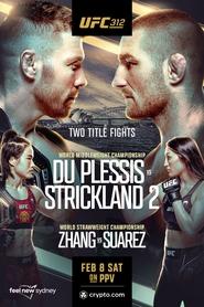 Streaming sources forUFC 312 Du Plessis vs Strickland 2