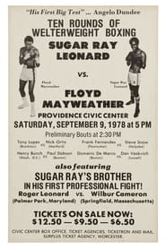 Sugar Ray Leonard vs Floyd Mayweather Sr' Poster