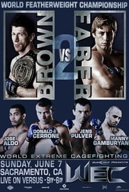 WEC 41 Brown vs Faber 2' Poster