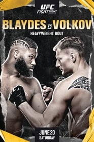 UFC on ESPN 11 Blaydes vs Volkov' Poster