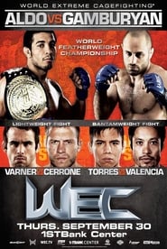 WEC 51 Aldo vs Gamburyan' Poster