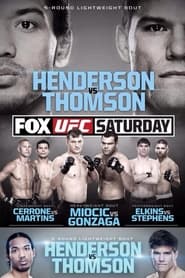 UFC on Fox 10 Henderson vs Thomson' Poster