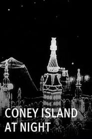 Coney Island at Night' Poster