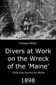 Divers at Work on the Wreck of the Maine' Poster