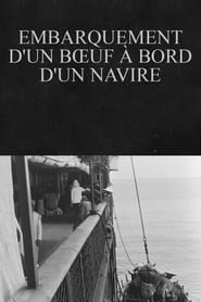 Embarquement dun boeuf  bord dun navire' Poster