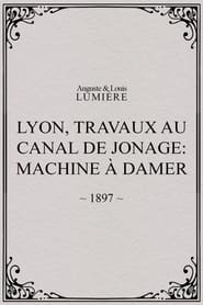 Lyon travaux au canal de Jonage Machine  damer' Poster