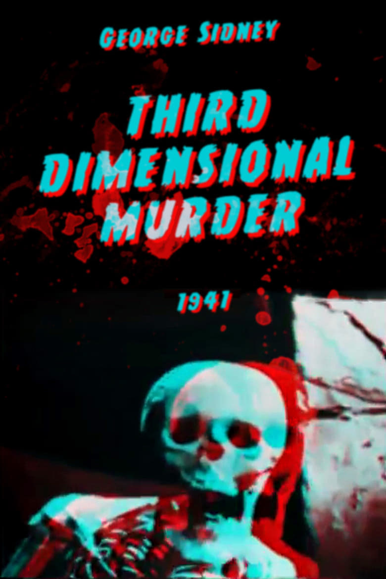 Murder in 3-D Poster