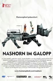 Nashorn im Galopp' Poster