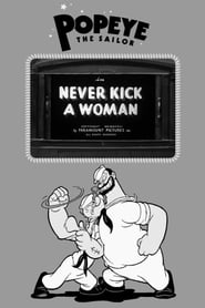 Never Kick a Woman' Poster