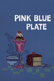 Pink Blue Plate' Poster