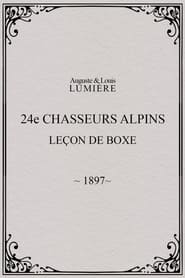 24me chasseurs alpins leon de boxe' Poster
