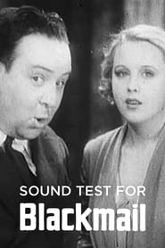 Sound Test for Blackmail' Poster