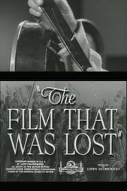 The Film That Was Lost' Poster