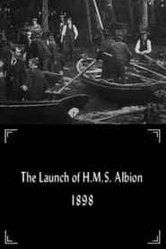 The Launch of HMS Albion' Poster