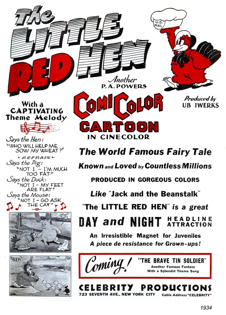 The Little Red Hen Poster