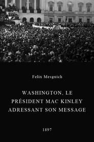 Washington le prsident Mac Kinley adressant son message