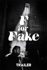 Orson Welles F for Fake Trailer' Poster