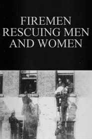 Fireman Rescuing Men and Women' Poster