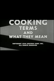 Cooking Terms and What They Mean' Poster