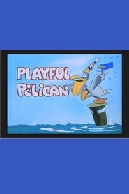 Playful Pelican' Poster