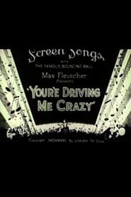Youre Driving Me Crazy' Poster