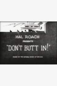 Dont Butt In' Poster