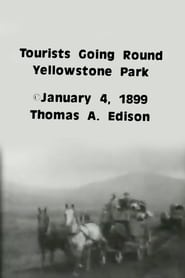 Tourists Going Round Yellowstone Park' Poster