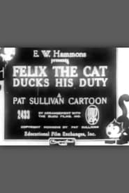 Felix the Cat Ducks His Duty' Poster