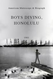 Boys Diving Honolulu' Poster