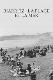 Biarritz la plage et la mer' Poster