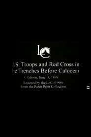 US Troops and Red Cross in the Trenches Before Caloocan' Poster