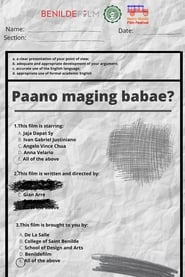 Paano maging babae' Poster