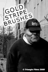 Gold Stripe Brushes' Poster