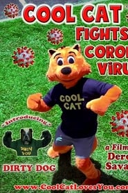 Cool Cat Fights Coronavirus' Poster