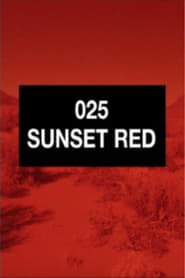025 Sunset Red' Poster