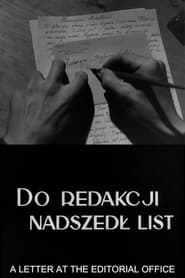 Do redakcji nadszedl list' Poster