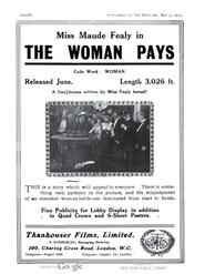 The Woman Pays' Poster