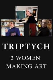 Triptych 3 Women Making Art' Poster