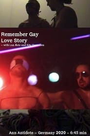 Remember Gay Love Story' Poster