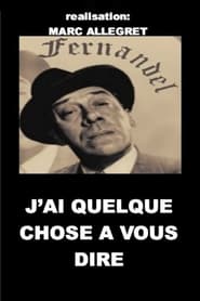 Jai quelque chose  vous dire' Poster