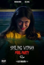 Smiling Woman Pool Party' Poster