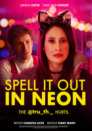 Spell It Out in Neon' Poster