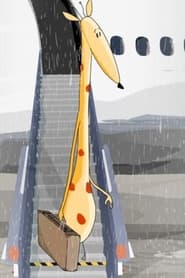 Une girafe sous la pluie' Poster