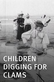 Children Digging for Clams' Poster