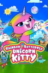 Rainbow Butterfly Unicorn Kitty' Poster
