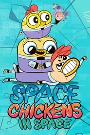 Space Chickens in Space' Poster