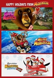 Dreamworks Happy Holidays from Madagascar' Poster