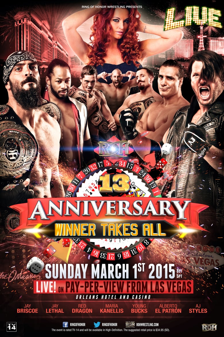 ROH: 13th Anniversary Show Poster