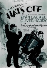 Laurel  Hardy Hats Off' Poster