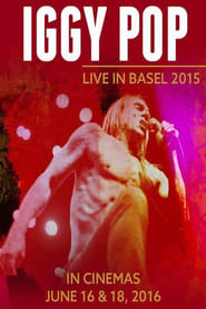 Iggy Pop Live in Basel 2015' Poster